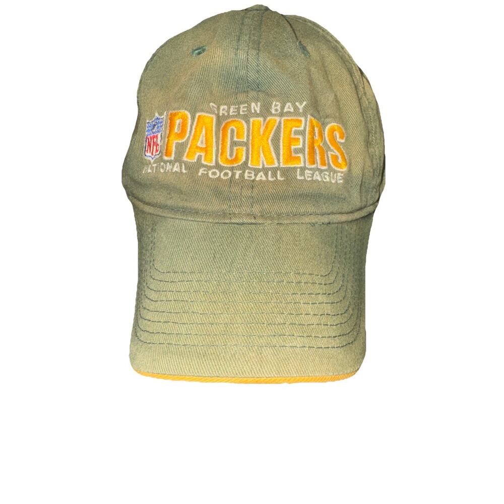 Vintage Green Bay Packers Reebok On Field Hat Cap NFL Adjustable Baseball Hat E